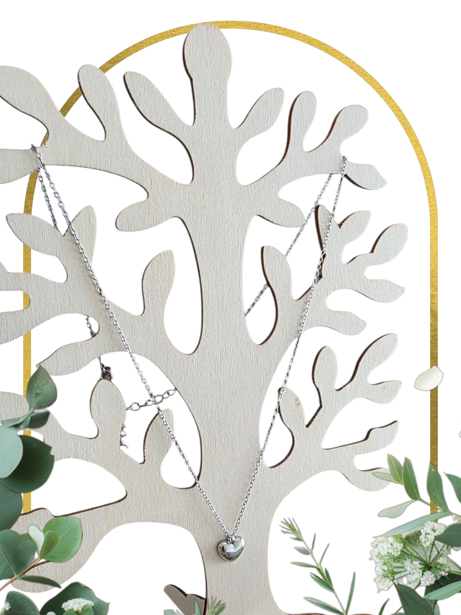 COLLANA ACCIAIO MINI CUORE