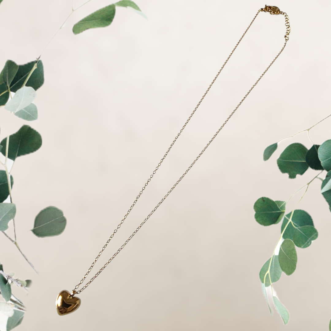 COLLANA ACCIAIO MINI CUORE