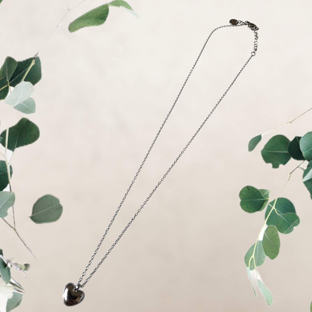 COLLANA ACCIAIO MINI CUORE