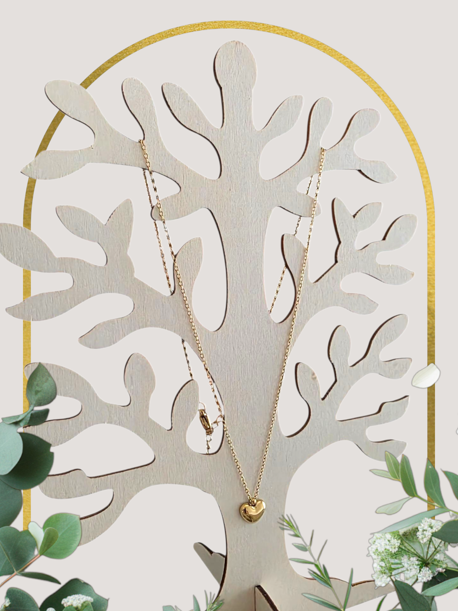 COLLANA ACCIAIO MINI CUORE