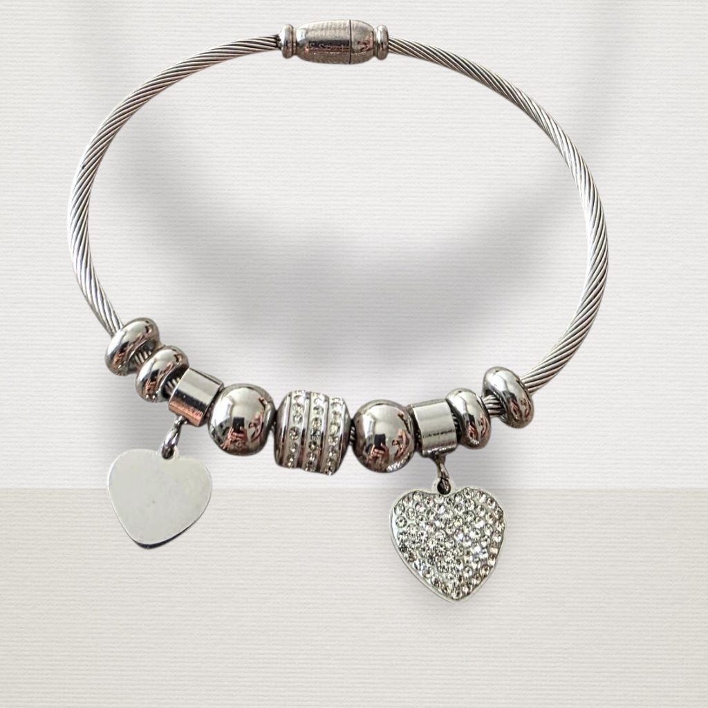 BRACCIALE CUORI D'ACCIAIO