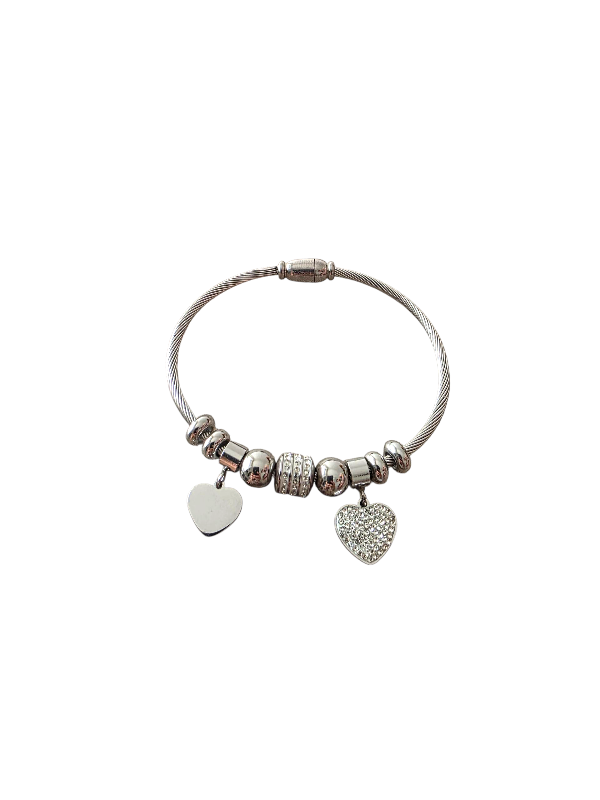 BRACCIALE CUORI D'ACCIAIO