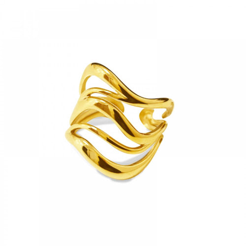 ANELLO ACCIAIO ONDA